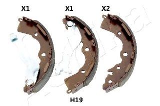 Тормозные колодки барабанные ASHIKA 55-0H-H19