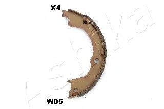 Тормозные колодки барабанные ASHIKA 55-0W-W05