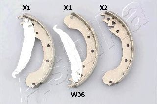 Тормозные колодки барабанные ASHIKA 55-0W-W06