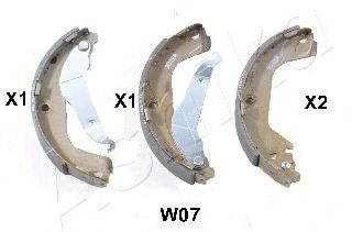 Тормозные колодки барабанные ASHIKA 55-0W-W07