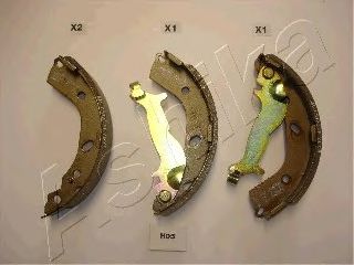 Тормозные колодки барабанные ASHIKA 55-H0-005