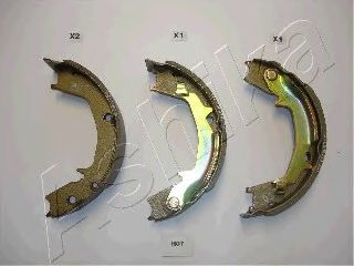 Тормозные колодки барабанные ASHIKA 55-H0-007