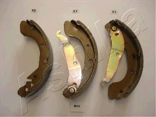 Тормозные колодки барабанные ASHIKA 55-W0-002