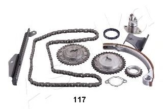 Цепь ГРМ, комплект ASHIKA KCK117