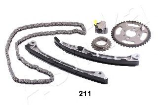 Цепь ГРМ, комплект ASHIKA KCK211