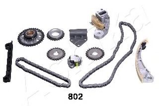 Цепь ГРМ, комплект ASHIKA KCK802