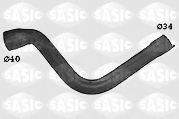 Патрубок радиатора SASIC SWH0439