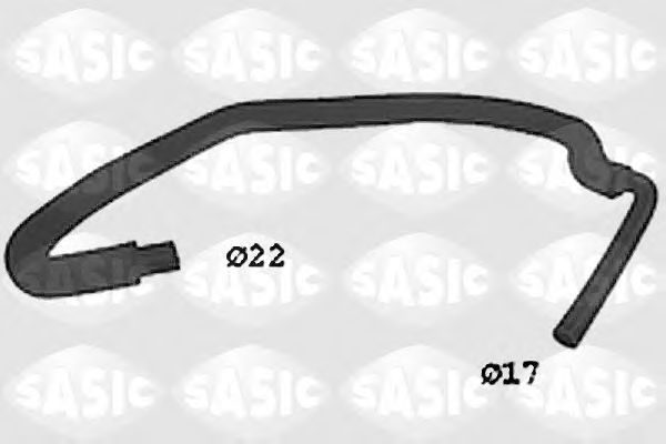 Патрубок радиатора SASIC SWH0461