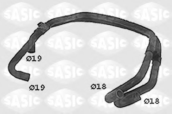 Патрубок радиатора SASIC SWH4175