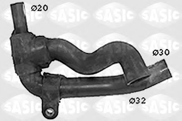 Патрубок радиатора SASIC SWH4266