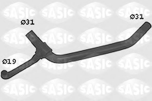 Патрубок радиатора SASIC SWH6596