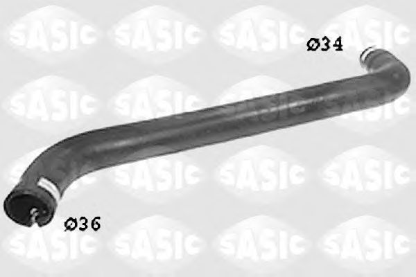 Патрубок радиатора SASIC SWH6608