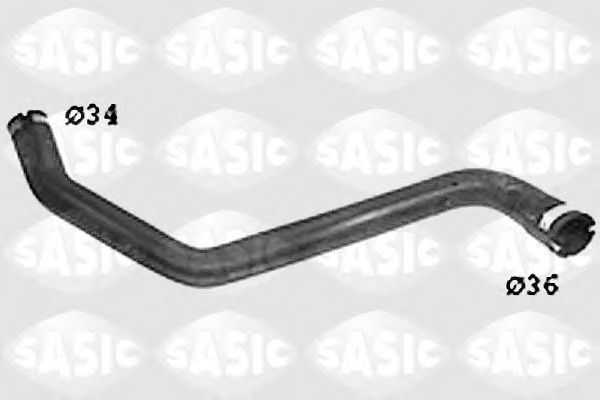 Патрубок радиатора SASIC SWH6609