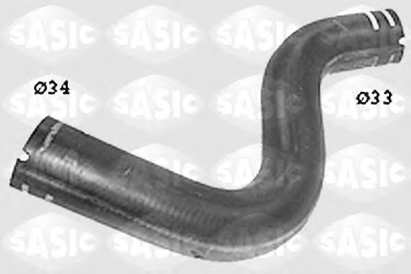 Патрубок радиатора SASIC SWH6617