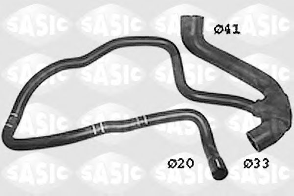 Патрубок радиатора SASIC SWH6719
