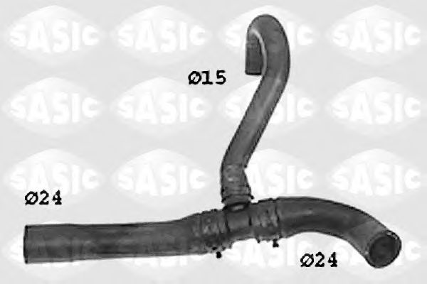 Патрубок радиатора SASIC SWH6782