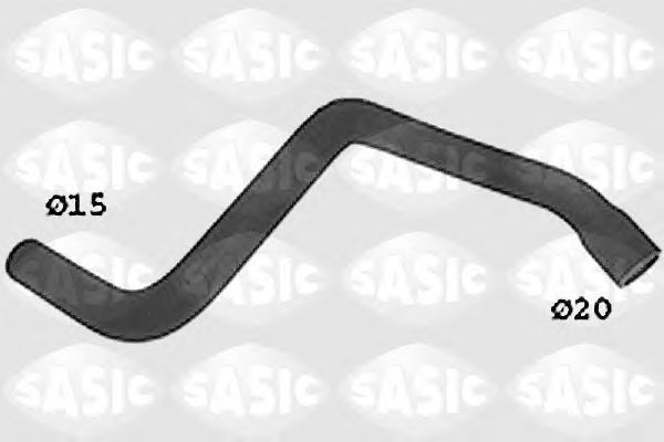 Патрубок радиатора SASIC SWH0356