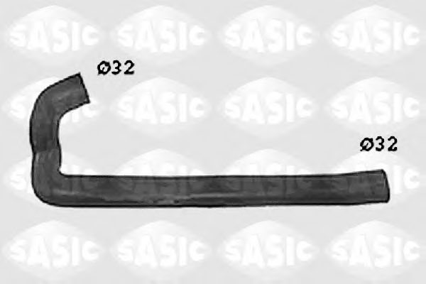 Патрубок радиатора SASIC SWH0448