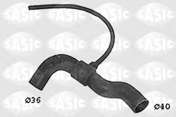 Патрубок радиатора SASIC SWH4188