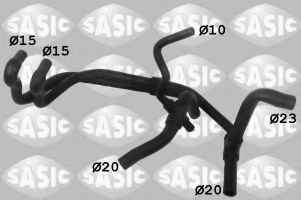 Патрубок радиатора SASIC SWH4190
