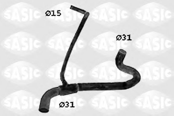 Патрубок радиатора SASIC SWH4210