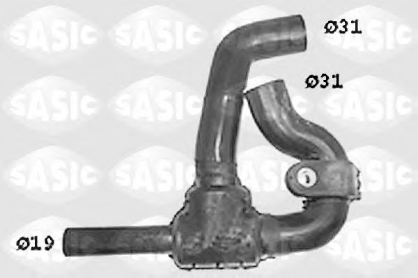 Патрубок радиатора SASIC SWH4262