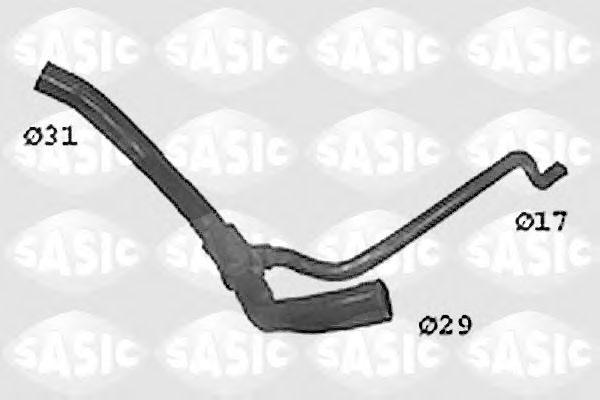 Патрубок радиатора SASIC SWH4315