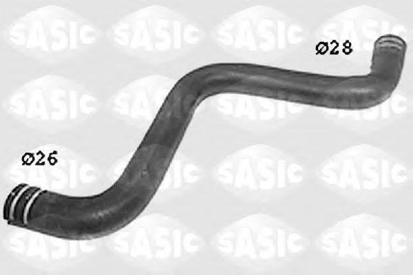 Патрубок радиатора SASIC SWH6621