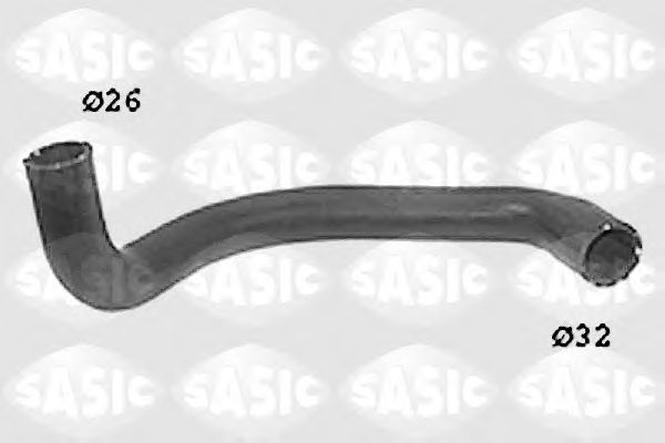 Патрубок радиатора SASIC SWH6692