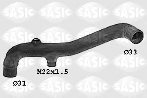 Патрубок радиатора SASIC SWH6698