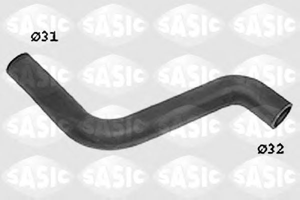 Патрубок радиатора SASIC SWH6804