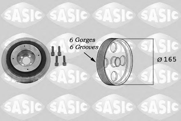 Шкив коленвала SASIC 9001813