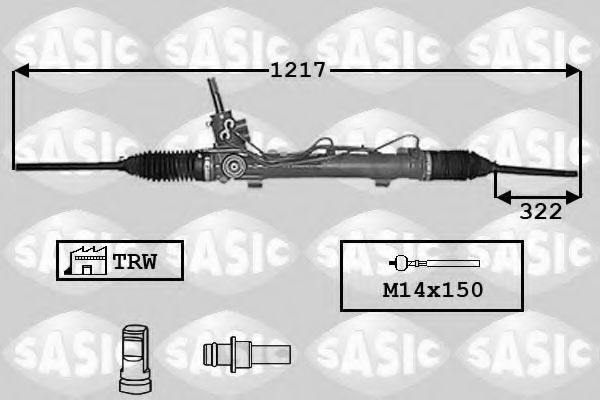 Рулевая рейка SASIC 7006019