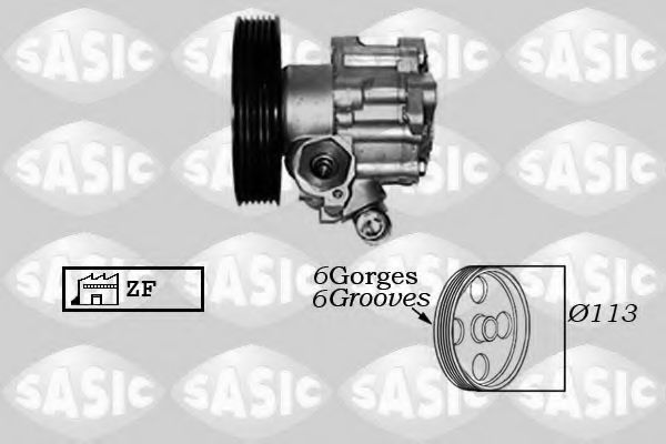 Насос гидроусилителя руля SASIC 7070002