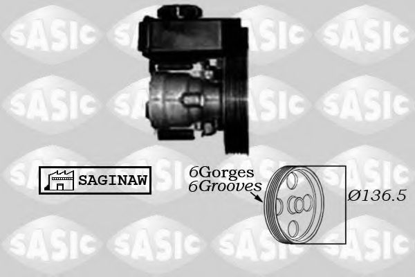 Насос гидроусилителя руля SASIC 7070007