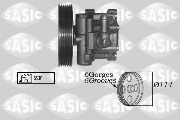 Насос гидроусилителя руля SASIC 7070013