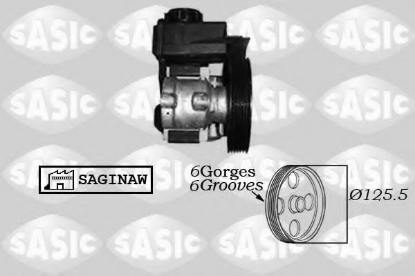 Насос гидроусилителя руля SASIC 7070015