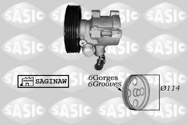 Насос гидроусилителя руля SASIC 7070017