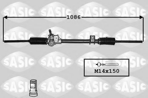 Рулевая рейка SASIC 4006009
