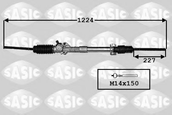 Рулевая рейка SASIC 4006019