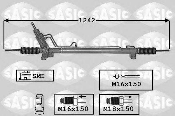 Рулевая рейка SASIC 7006130