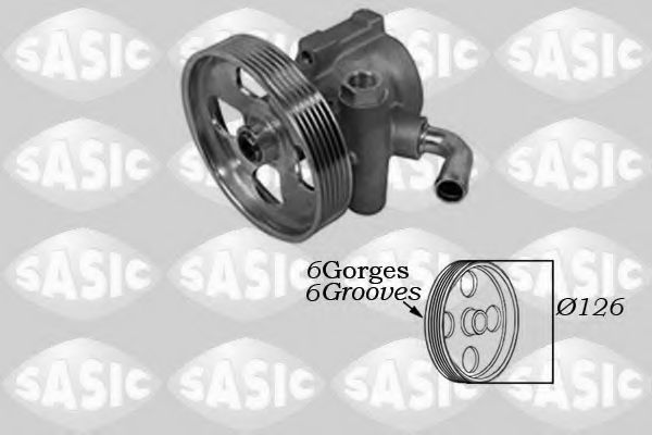 Насос гидроусилителя руля SASIC 7070059