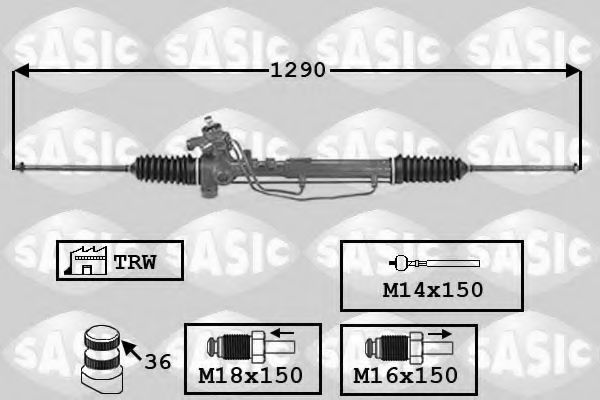 Рулевая рейка SASIC 7006150