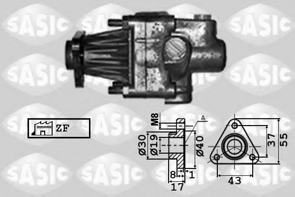Насос гидроусилителя руля SASIC 7076011