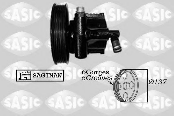 Насос гидроусилителя руля SASIC 7076012