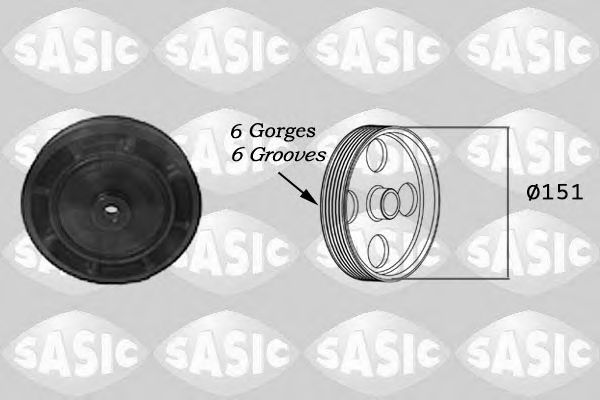 Шкив коленвала SASIC 2154006