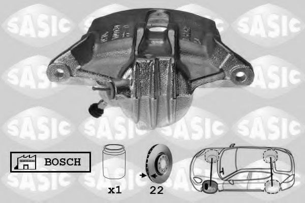 Тормозной суппорт SASIC 6500022