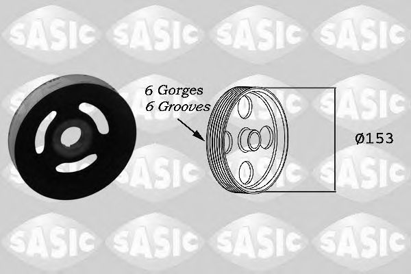 Шкив коленвала SASIC 2150004