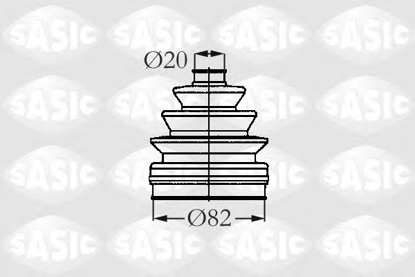 Комплект пыльника шруса SASIC 2003417