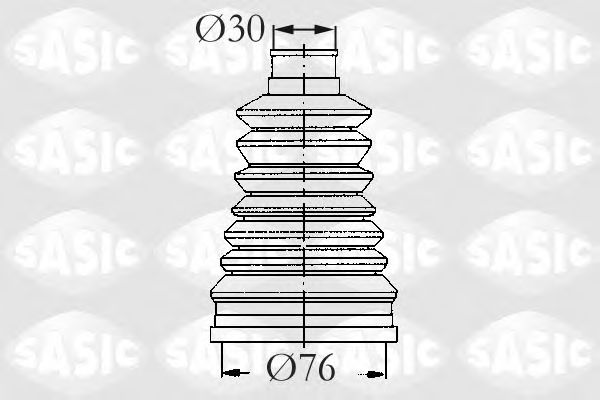 Комплект пыльника шруса SASIC 2933133